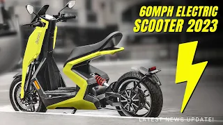 Latest All-Electric Sports Scooter w/ 60 mph Speed to Come to the US in 2023