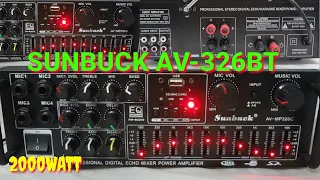 Amplifier Sunbuck 2000watt Supaya Awet Seumur Hidup