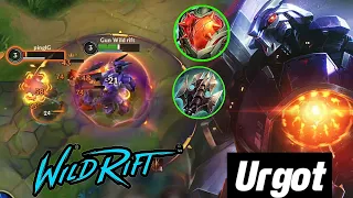 Wild rift Urgot 0 death- urgot vs sett baron lane season 12