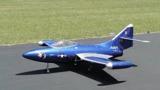 Ziroli F9F Panther Turbine Jet Flight