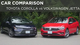 2019 Volkswagen Jetta vs 2020 Toyota Corolla | Car Comparison | Driving.ca