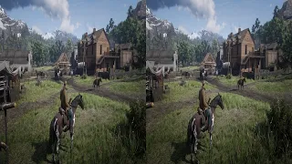 [PS4] 4k 3D Screenshots - RED DEAD REDEMPTION 2 Capter 1~3  | VR 3D SBS side by side