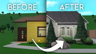 Renovating the Bloxburg Starter House Into a Realistic House