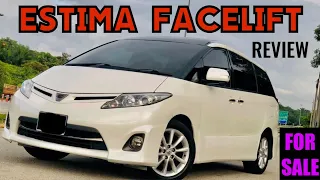 TOYOTA ESTIMA AERAS  FACELIFT FOR THE COMFORT and ELEGANCE | pilihan keluarga di MALAYSIA