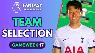 FPL GW17 TEAM SELECTION | GAMEWEEK 17 | Fantasy Premier League Tips 2023/24