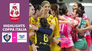 Bergamo - Milano | Highlights | Semifinale Coppa Italia Frecciarossa | Lega Volley Femminile