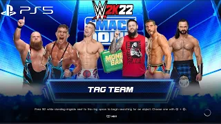 WWE 2K22 (PS5) - MCINTYRE, OWENS & GARGANO vs THEORY & ALPHA ACADEMY | SMACKDOWN, SEPT. 30, 2022