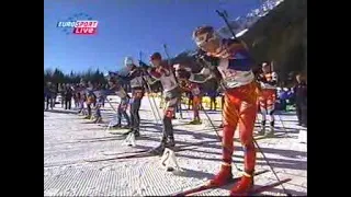 Биатлон, сезон 2001 02, 6 этап Антхольц Антерсельва, эстафета, мужчины
