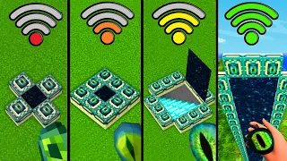 all ender portals with different Wi-Fi in Minecraft be like