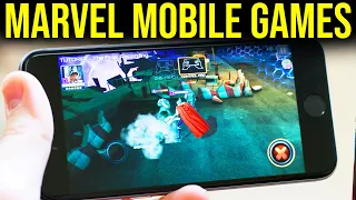 TOP 10 BEST MARVEL GAMES FOR ANDROID & IOS SO FAR | Gaming Insight