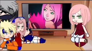 Team 7+ Uchiha Sakura react Sakura Haruno (Naruto's friends react sakura pt2)