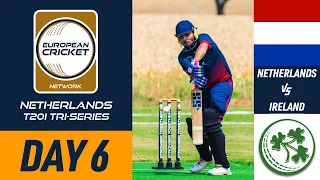 🔴 ECN Netherlands T20I Tri-Series, May 2024 | Day 6 | Netherlands vs Ireland | 24 May 2024