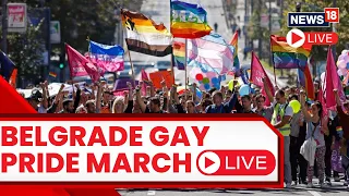 Belgrade Gay Parade March | Belgrade Pride 2023 | Belgrade News LIVE | Belgrade Gay March | N18L
