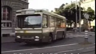 Bern Trolleybuses at Bahnhof SBB in August 1986