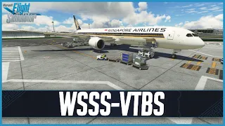 MSFS LIVE | Real World Singapore Airlines OPS | AAU2 BETA | Asobo 787-10 | Members May Stream