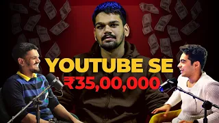 How to make money from YouTube ft. @theadityasaini || YouTube Masterclass 0 TO 1M