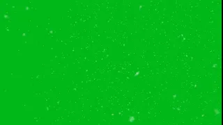 Green Screen Snow