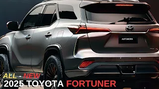 2025 Toyota Fortuner Officially Revealed | More Modern and More Comfortable!