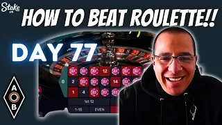 DAY 77 How to earn EASY Stake Cash playing roulette! Best strategies, live dealers!