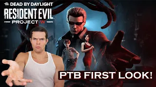 ALBERT WESKER GAMEPLAY! PTB RESIDENT EVIL: PROJECT W! - Dead By Daylight [Stream] #44