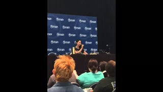 Otakon 2015 - Laura Bailey's Epic Lust Pick-Up Line!