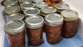 Canning Roasted Tomatoes - More Roasted Grape Tomatoes - Preserving the Garden Harvest