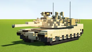 Minecraft M1A2 Abrams Tank [2.5:1] Tutorial