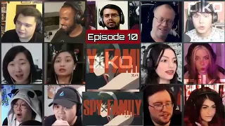 Anya unleashes Killer Attack 😱| Spy X Family Episode 10 Reaction Mashup| Piko