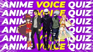 📢ANIME VOICE QUIZ | Can You Guess Anime Character by The Voice? [Easy - Hard]