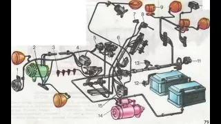 элэктропроводка трактора т 25 часть 2