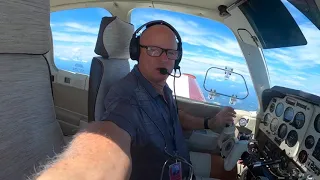 V-Tail Bonanza ferry flight