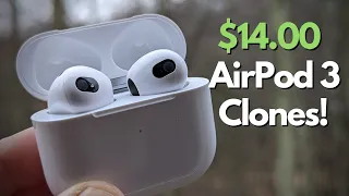 AirPod 3 Clones! $14.00 Clones and i'm shocked!!