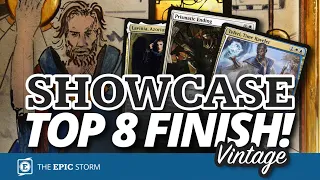 Top 8 Finish in the Vintage Showcase Challenge! Blue White Paradoxical Outcome combo | 08/07/21