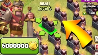 Clash of Clans: TH9 FARM TO MAX!!  Let's Farm Walls!  Queenwalk Army