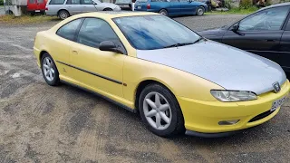 peugeot 406 coupe, repaired and back on the road.