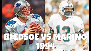 Dan Marino Highlights vs Drew Bledsoe Highlights 1994