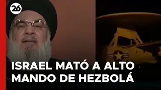 MEDIO ORIENTE | Israel mató a alto mando de Hezbolá