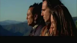 Final scene, The Last of the Mohicans (alternate end)