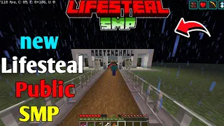 MINECRAFT NEW PUBLIC LIFESTEAL SMP FOR || PE + JAVA || 1.20 + || JOIN NOW FAST part- 61