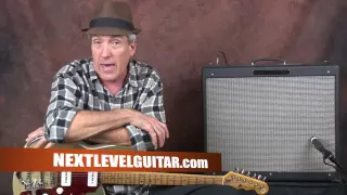 Learn Rockabilly guitar lesson Elvis Presley Scotty Moore inspired My Baby Left Me style