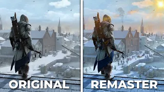 Assassin's Creed 3: Remastered VS Original - Side by Side Comparison | Graphics