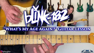 blink-182 - What's My Age Again Guitar Lesson