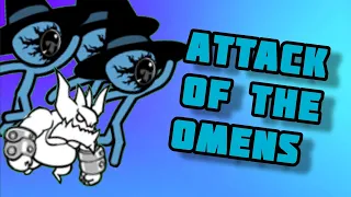 Проходим Attack Of The Omens! Night 1 (The Battle Cats)