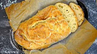 Хлеб без замеса – 5 минут Вашего времени! Рецепт хлеба, с которым справится каждый / No knead bread