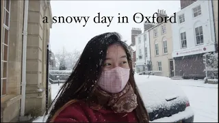 a snowy day in Oxford | short VLOG