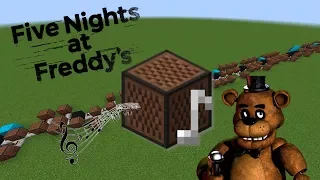 Minecraft: Five Nights at Freddys Theme with Note Blocks