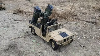 1/18 Scale anti aircraft Humvee Custom