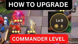 Magic Chess: How to properly upgrade your COMMANDER LEVEL.