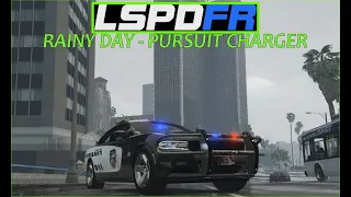 GTAV LSPDFR-   Rainy Day - Pursuit Charger