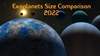 Exoplanet Size Comparison 2022